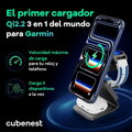 Cubenest El Qi2.2 cargador inalámbrico magnético 3 en 1 SQ314 Pro Garmin Watch