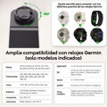 Cubenest El Qi2.2 cargador inalámbrico magnético 3 en 1 SQ314 Pro Garmin Watch