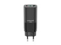 Cubenest Cargador GaN 65 W S3D0 negro