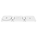 Cubenest Qi2 El cargador plegable inalámbrico magnético 3 en 1 EQ310 blanco