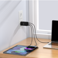 Cubenest Cargador GaN 65 W S3D0 negro