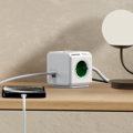 Cubenest PowerCube Extended USB A+C PD 20 W Tipo F verde