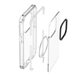 Cubenest Funda para iPhone 15 Pro MagPro Strong Guard blanco