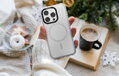 Cubenest Funda para iPhone 15 Pro MagPro Strong Guard blanco