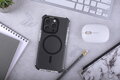 Cubenest Funda para iPhone 15 Pro MagPro Strong Guard negro