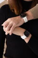 Correa deportiva premium del Apple Watch Blanco