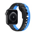 Correa deportiva premium del Apple Watch Negro/Azul