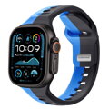 Correa deportiva premium del Apple Watch Negro/Azul