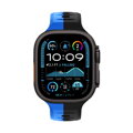 Correa deportiva premium del Apple Watch Negro/Azul