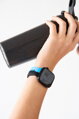 Correa deportiva premium del Apple Watch Negro/Azul
