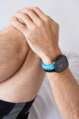 Correa deportiva premium del Apple Watch Negro/Azul