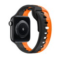 Correa deportiva premium del Apple Watch Negro/Naranja