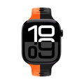 Correa deportiva premium del Apple Watch Negro/Naranja