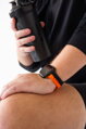 Correa deportiva premium del Apple Watch Negro/Naranja