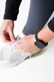 Correa deportiva premium del Apple Watch Negro/Gris