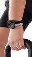 Correa deportiva premium del Apple Watch Negro/Gris