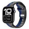 Correa deportiva premium del Apple Watch Gris/Azul