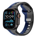 Correa deportiva premium del Apple Watch Gris/Azul