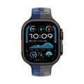 Correa deportiva premium del Apple Watch Gris/Azul