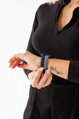 Correa deportiva premium del Apple Watch Gris/Azul