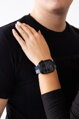 Correa deportiva premium del Apple Watch Gris/Azul