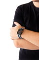 Correa deportiva premium del Apple Watch Gris/Azul