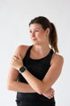 Correa deportiva premium del Apple Watch Azul/Gris