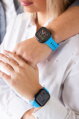 Correa deportiva premium del Apple Watch Azul
