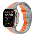 Correa deportiva premium del Apple Watch Naranja/Gris
