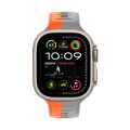 Correa deportiva premium del Apple Watch Naranja/Gris