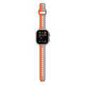 Correa deportiva premium del Apple Watch Naranja/Gris