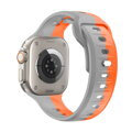 Correa deportiva premium del Apple Watch Naranja/Gris
