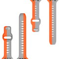 Correa deportiva premium del Apple Watch Naranja/Gris
