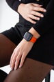 Correa deportiva premium del Apple Watch Naranja