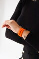 Correa deportiva premium del Apple Watch Naranja