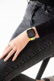 Correa deportiva premium del Apple Watch Amarillo/Gris