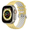 Correa deportiva del Apple Watch Amarillo/Blanco