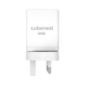 Cubenest GaN Adaptador Enchufe de Viaje 65 W S3D1