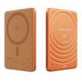 Cubenest Qi2 Batería inalámbrica magnética SlimDual 5000 mAh SQ1B3D naranja