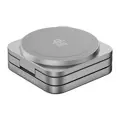 Cubenest El Qi2.2 cargador plegable inalámbrico magnético 3 en 1 SQ312 Ultra gris