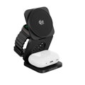 Cubenest El Qi2.2 cargador plegable inalámbrico magnético 3 en 1 SQ312 Ultra negro