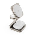 Cubenest El Qi2 cargador plegable inalámbrico magnético 3 en 1 SQ312 Pro titanio