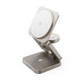 Cubenest El Qi2 cargador plegable inalámbrico magnético 3 en 1 SQ312 Pro titanio