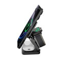 Cubenest El Qi2 cargador plegable inalámbrico magnético 3 en 1 SQ312 Pro negro