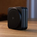 Cubenest El Qi2 cargador plegable inalámbrico magnético 3 en 1 SQ312 Pro negro