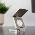 Cubenest El Qi2 cargador plegable inalámbrico magnético 3 en 1 SQ312 Pro titanio