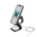 Cubenest El Qi2.2 cargador inalámbrico magnético 3 en 1 SQ314 gris
