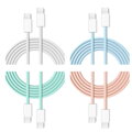 Cubenest cable USB-C/USB-C 60 W 1m 4 unid.