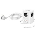 Cubenest PowerCube Extended USB A+C PD 65 W USB-C kabel 1,5 m