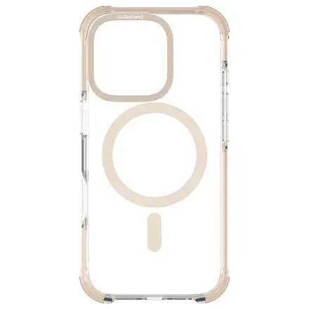 Cubenest Funda para iPhone 16 Pro MagPro Strong Guard dorado